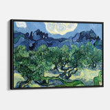 Blue Olive Trees Wall Art Canvas 4892