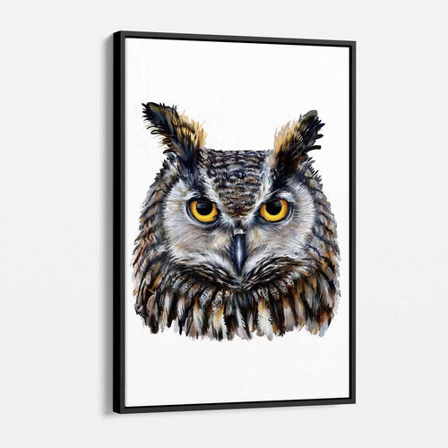 Brown Owl Wall Art Canvas 5056
