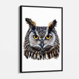 Brown Owl Wall Art Canvas 5056