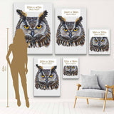 Brown Owl Wall Art Canvas 5056
