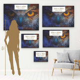 Multi Color Owl Wall Art Canvas 5926
