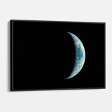 Black Planet Earth Wall Art Canvas 7216