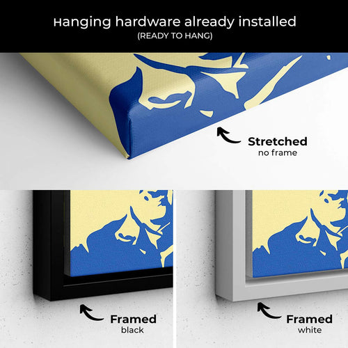 Multi Color Pop Art Charlie Chaplin Wall Art Canvas 2042