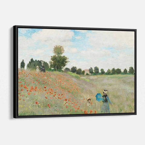 Blue Poppies Wall Art Canvas 6119