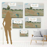 Blue Poppies Wall Art Canvas 6119