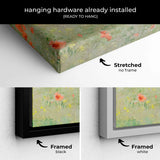 Blue Poppies Wall Art Canvas 6119