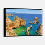 Blue Portugal's Seascape Wall Art Canvas 1198