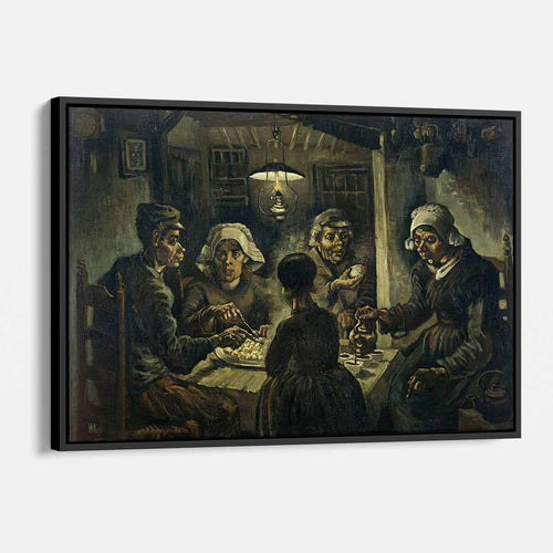 Brown Potato Eaters Wall Art Canvas 5203