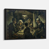 Brown Potato Eaters Wall Art Canvas 5203