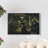 Brown Potato Eaters Wall Art Canvas 5203