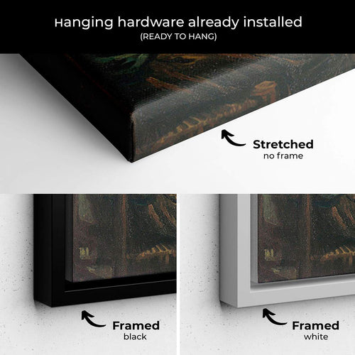 Brown Potato Eaters Wall Art Canvas 5203