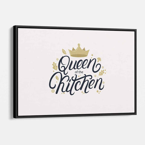 White Queen of the Kitchen Wall Art Canvas 2254