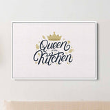 White Queen of the Kitchen Wall Art Canvas 2254