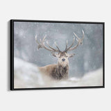 Blue Reindeer Wall Art Canvas 8094