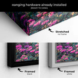 Pink Rhododendron Field Wall Art Canvas 6203