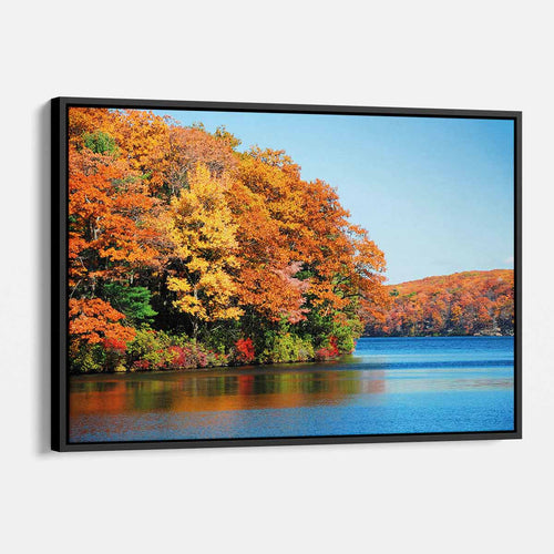 Multi Color River Wall Art Canvas 2210