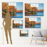 Multi Color River Wall Art Canvas 2210