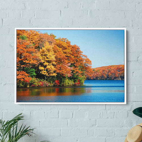 Multi Color River Wall Art Canvas 2210