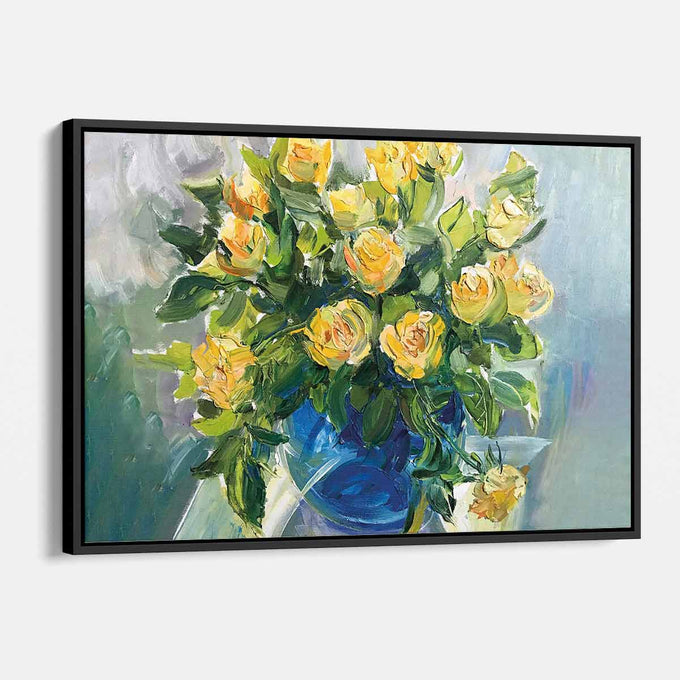 Yellow Roses Wall Art Canvas 9398
