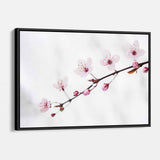 White Sakura Cherry Blossom Wall Art Canvas 9450