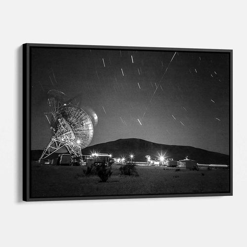 Black Satellite Wall Art Canvas 0672