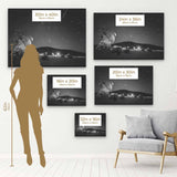Black Satellite Wall Art Canvas 0672