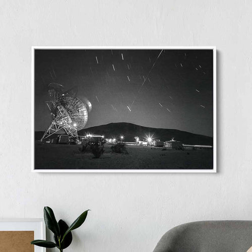 Black Satellite Wall Art Canvas 0672