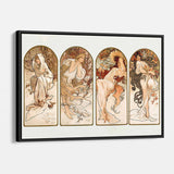 Beige Seasons Wall Art Canvas 4518