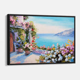 Blue Serenity Seaview Wall Art Canvas 2349