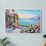 Blue Serenity Seaview Wall Art Canvas 2349