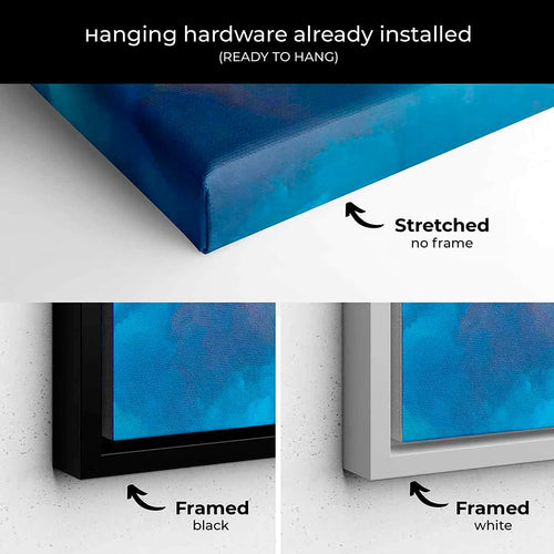 Blue Shades Wall Art Canvas 3398