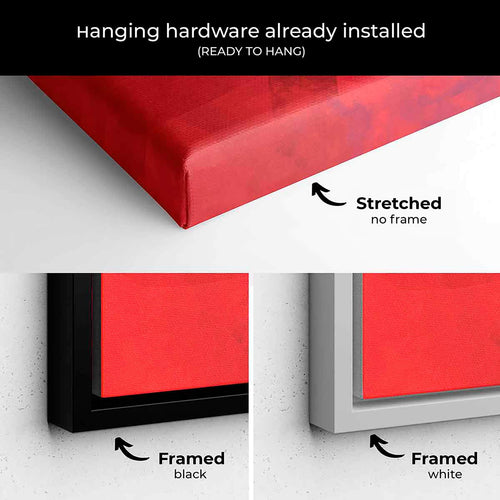 Red Shades Wall Art Canvas 1498