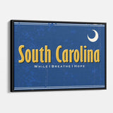 Blue South Carolina Wall Art Canvas 22_a