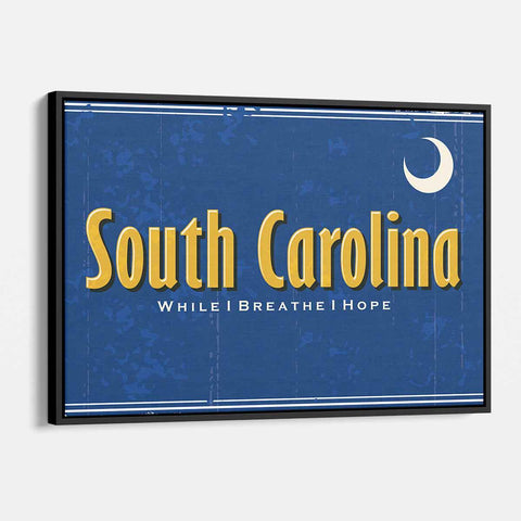 Blue South Carolina Wall Art Canvas 22_a
