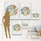 Brown Spice Wall Art Canvas 5970