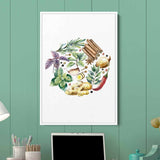 Brown Spice Wall Art Canvas 5970