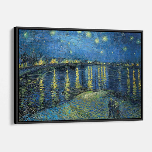 Blue Starry Night Wall Art Canvas 4631
