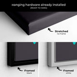 Black Stay Wild and Free Wall Art Canvas 06_a