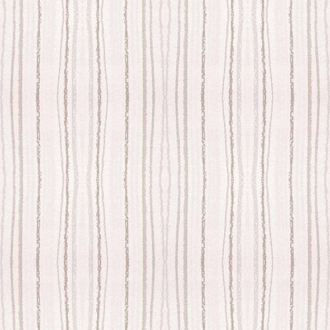 The softer side of stripes, brought to you in the form of a warming, welcoming peel and stick wallpaper! This charming design fits right into chic urban spaces, enriching them with a rough-hewn look and warm beige tones. The vertical stripes in this seamless composition have a hurried, hand drawn feel to them, which is enhanced further by a dry brush effect. A rich matte finish completes the look.