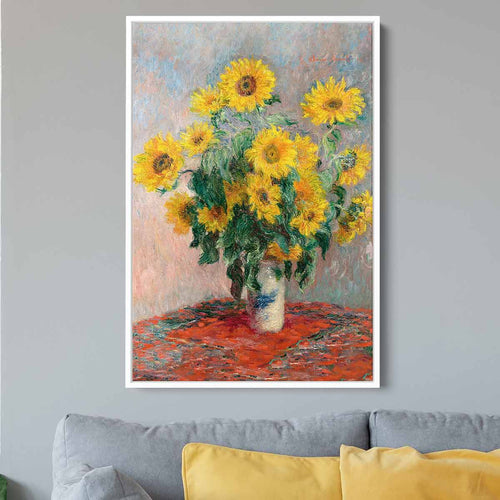 Yellow Sunflowers Wall Art Canvas 0976