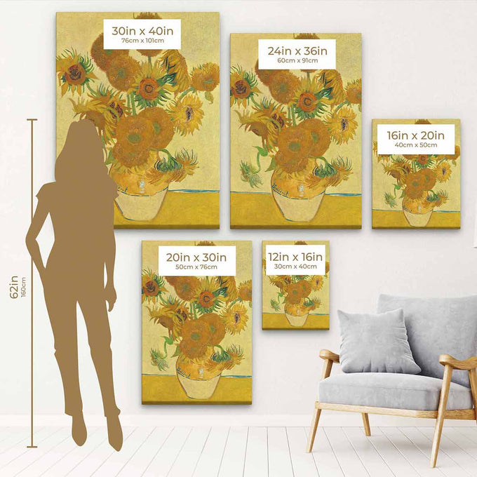 Yellow Sunflowers Wall Art Canvas 4842