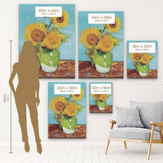 Yellow Sunflowers Wall Art Canvas 8251