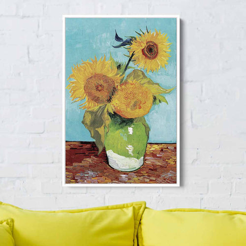 Yellow Sunflowers Wall Art Canvas 8251