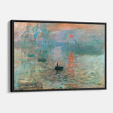 Multi Color Sunrise Wall Art Canvas 0447