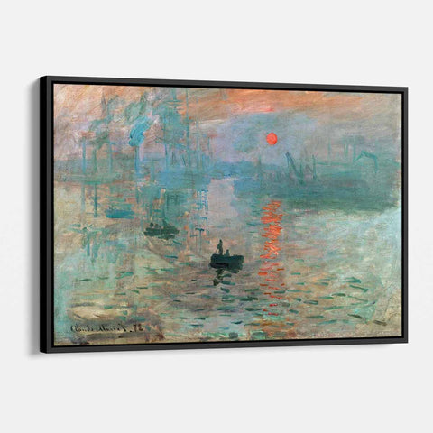 Multi Color Sunrise Wall Art Canvas 0447