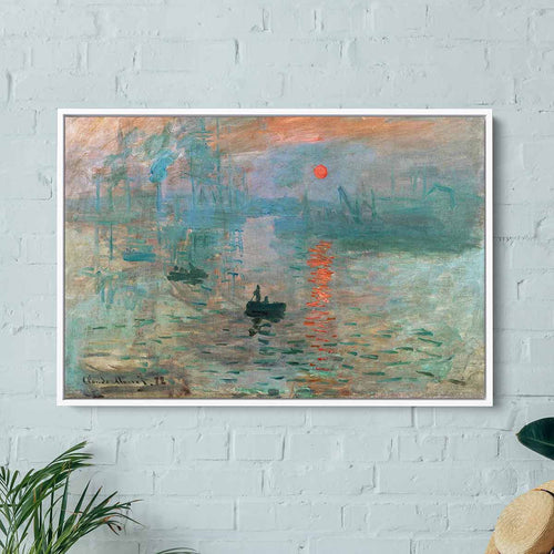 Multi Color Sunrise Wall Art Canvas 0447