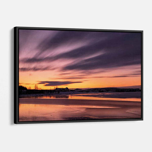 Purple Sunset Wall Art Canvas 9906
