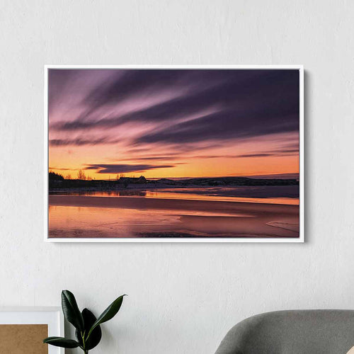 Purple Sunset Wall Art Canvas 9906