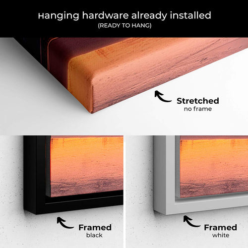 Purple Sunset Wall Art Canvas 9906