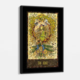 Yellow Tarot Card The Fool Wall Art Canvas 8672